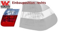 VAN Wezel 0649938 Heckleuchte Rechts RüCklicht Hecklicht RüCkleuchte FüR BMW