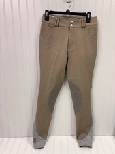Tredstep Ireland 30R Symphony Verde Pants Breeches Tan Knee Pad NWT