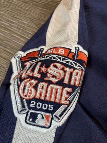 VTG Majestic MLB 2005 All Star Game Jersey Sewn Miguel Tejada Baltimore Orioles - Picture 3 of 9