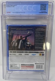 CGC Graded Grand Theft Auto V (GTA 5) NEW PS5 (1022785004, 9.8 A++)