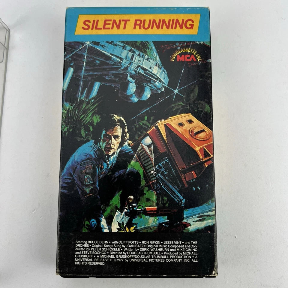 RARE Silent Running 1994 VHS Tape 1972 Sci-Fi Film Bruce Dern w/Clear storage - Image 4 of 4