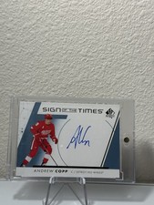 Upper Deck SP Authentic Sign of the Times Auto Andrew Copp SOTT-AC Red Wings