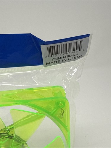 Apevia 14SL-GN 140mm 4pin+3pin Silent Green LED Case Fan - Picture 5 of 8