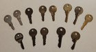 13 VINTAGE YALE STAR MODERN STEELCRAFT CHICAGO LOCK FORT LOCK KEYS USA BRASS — photo 1