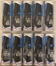 2010 NINTENDO WII EA SPORTS NHL SLAPSHOT HOCKEY STICK LOT OF 10 SEALED STICKS