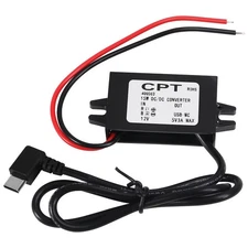 12V to 5V 3A 15W DC Buck Converter Module Reduced Voltage Regulator Type C