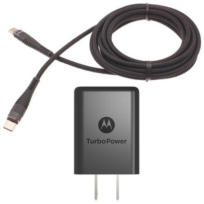 For Moto G/G Power/G Play/Edge/Plus/Stylus - 27W Fast Home Charger TurboPower