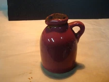 Sealed Vermont Maple Orchards Burlington VT Pottery Maple Syrup Jug Stoneware