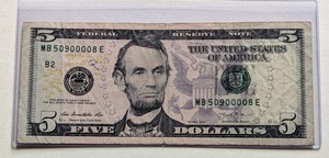 US Five Dollars, 2013, $5 Five Of A Kind MB50900009E
