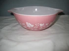 Pyrex Vintage Pink Gooseberry Cinderella Bowl #442 1.5  Quart.
