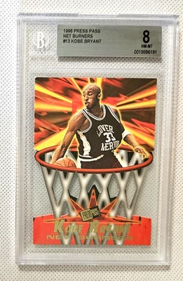 Kobe Bryant Basketball Grade 8 Rookie Sports Trading Cards