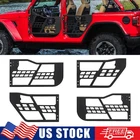 4PCS Off-road Heavy Duty Steel Tubular Half Doors for 2007-2018 Jeep Wrangler JK