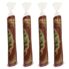4 Pcs Plastic Rug Storage Bag with 10 Ties, Fits Rugs up to 5' x 7', 4.5 Mil ...