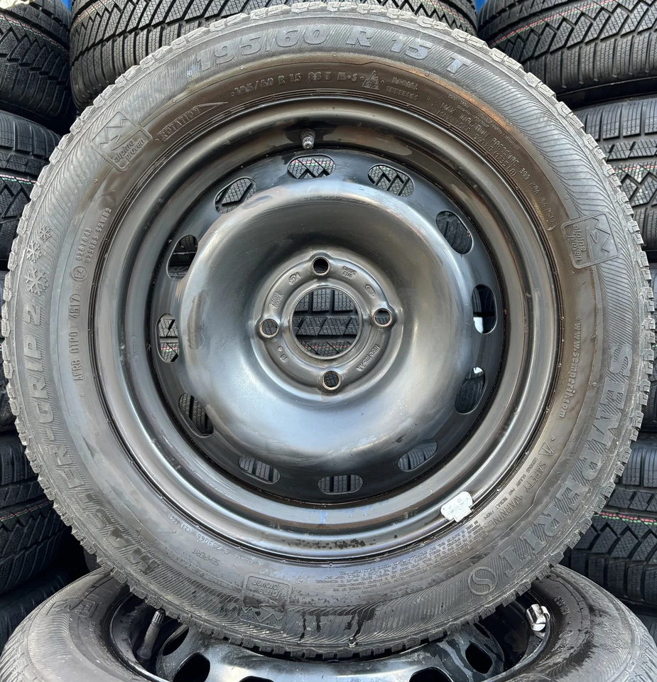 4x Original Ford Winterräder 195/60 R15 88T - für Fiesta VII 1647 - Bild 2 von 3