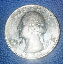 1970 s=proof washington Rare Quarter With Multiple Errors