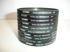 TIFFEN 67mm UV Protector Skylight filter, Lot of 10, AS IS ten filters total 