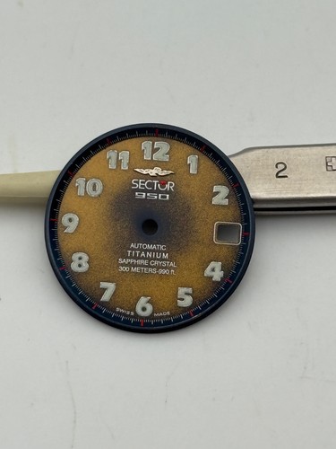 Sector 950 Automatic Titanium Age 2824-2 27.5mm Dial - Picture 2 of 6
