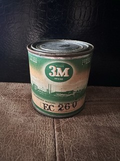 3M Company Half Pint 3 Empty Metal Paint Can with Lid EC 260 Minnesota Mining Co