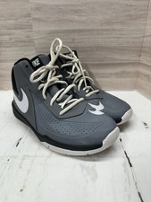Nike Team Hustle D7 Mid Cool Grey Basketball Youth Size 7Y 748998-009