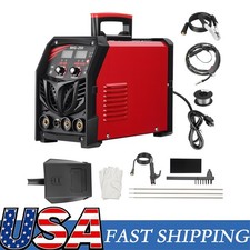 3-in-1 Welding Machine Gasless Flux Core MIG Stick TIG 250A 110V IGBT Inverter