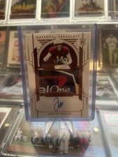 Panini National Treasures Collegiate College Materials Johnny Wilson AUTO /10