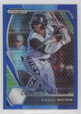 2021 Panini Prizm Draft Picks Blue & Carolina Hyper Kahlil Watson #PDP16 03ox