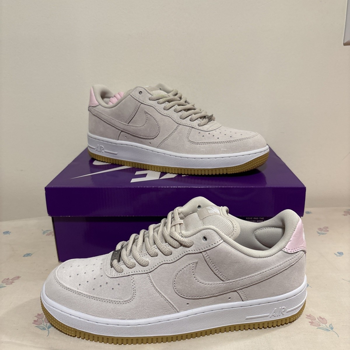 Size 10.5M - Nike SB Air Force 1 Low Light Orewood Brown Pink