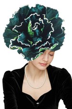 Fascinator Hat Dark Green One Size