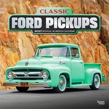 Classic Ford Pickups OFFICIAL 2027 12x24" Hanging Wall Calendar