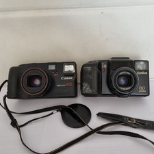 CANON MEGAZOOM AND KONICA 80 SUPERZOOM 35MM CAMERAS UNTESTED SPARES OR REPAIRS