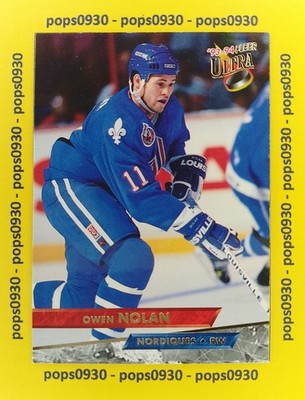 Owen Nolan, Quebec Nordiques, 1993, Fleer Ultra, #154