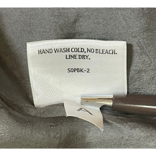 Eileen Fisher Silk Blend Silver Gray Shimmer Jacket Mandarin Collar Cocktail SzM - Picture 8 of 9
