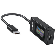 USB C Tester Power Meter,Digital Multimeter, Type C Voltage and Current Tester M