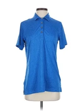 Oobe Women Blue Short Sleeve Polo S