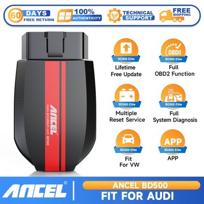 ANCEL BD500 All System OBD2 Scanner fit for VW/fit for Audi Car EPB Oil Reset