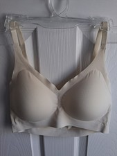  262H Deangelmon White Bra Seamless Wirefree M Nwot