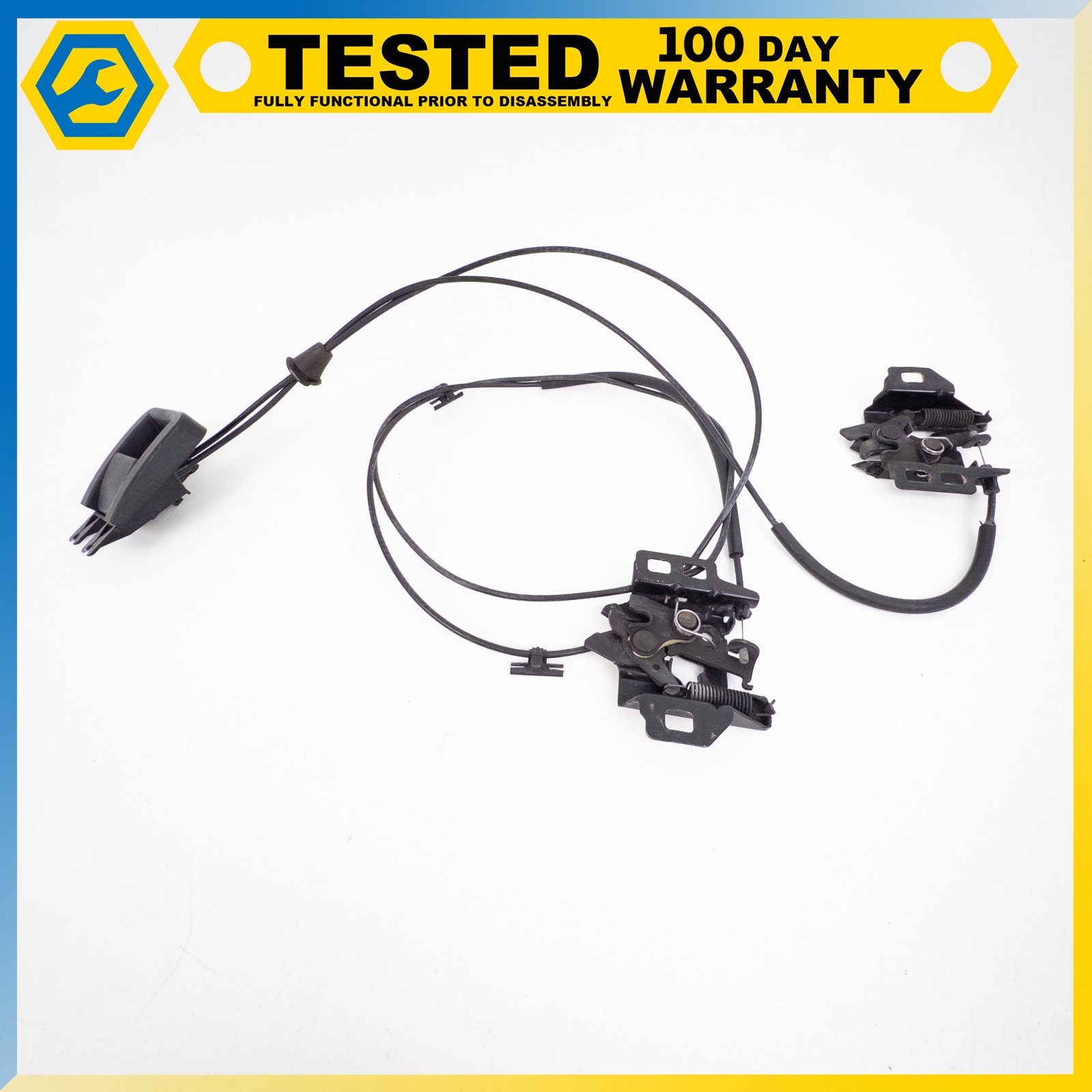 05-13 CHEVROLET CORVETTE C6 FRONT HOOD LATCH RELEASE HANDLE CABLE ASSEMBLY OEM