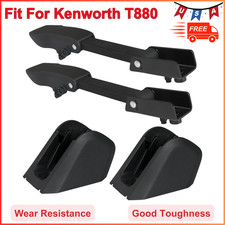 2pcs Hood Latch Catch with Bracket Kit Compatible with Kenworth T880 Replaces