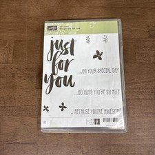 Stampin Up Botanicals For You Stamp Set 141237 Cling Set of 9