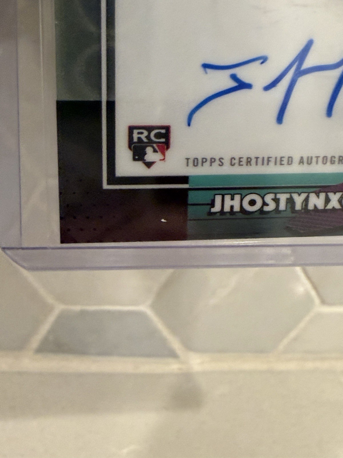 2026 Topps Finest Baseball Jhostynxon Password Garcia Rookie RC Finest Auto view 6