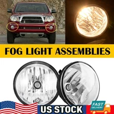 2pcs Fog Light Lamp Assemblies Left Right Side For Tacoma 2005-11 Tundra 07-13 Y