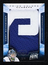 2012-13 Panini Prime Prime Colors Numbers 2/4 Cory Schneider #66 10ea