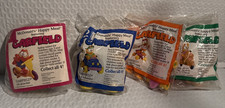 McDonald's Happy Meal Toy Garfield 1988 Complete Set of 4 Sealed 145