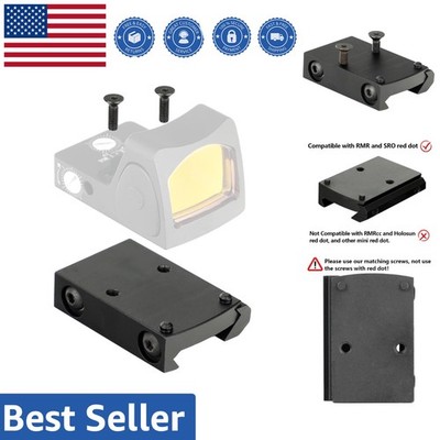 Ohhunt RMR/SRO Mount Set - Durable Mini Red Dot Reflex Mount in Matte Black