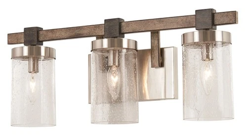 Minka Lavery 4633 Bridlewood 3 Light 23"W Bathroom Vanity Light - Grey - Picture 1 of 8