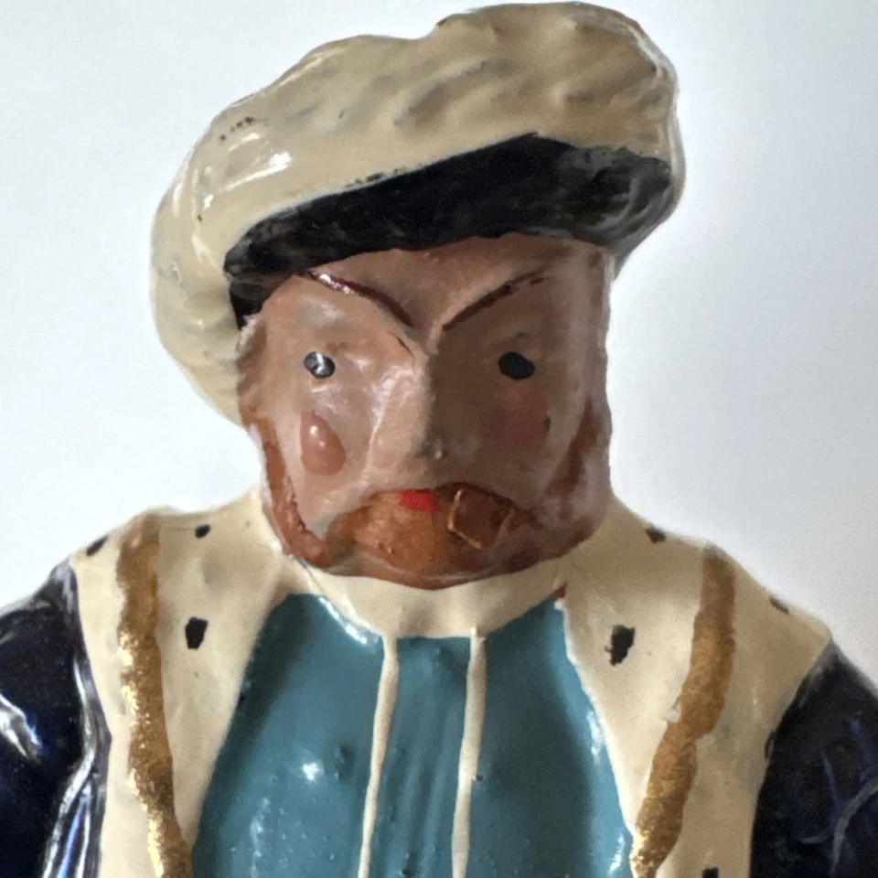 Figura de cera de Madame Tussaud del rey Enrique VIII de juguete de plomo de Gran Bretaña Foto 3 de 4