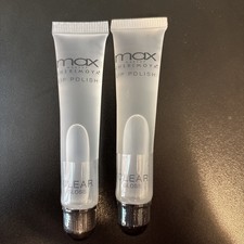 NEW MAX Makeup Set Two Cherimoya Lip Polish Clear Gloss .5oz / 15ml Korean Beaut