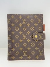 Louis Vuitton Agenda GM Monogram Brown PVC Notebook Cover Used