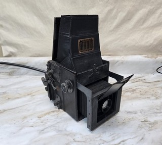 Early Auto Graflex Jr film camera 2x3 Kodak Anastigmat F 4.5 4 1/2 inch lens