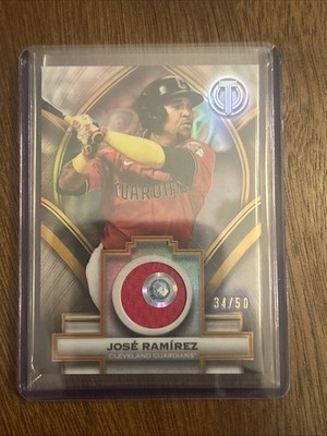 2026 Topps Tribute Jose Ramirez Stamp of Approval Relic 34/50Game Used